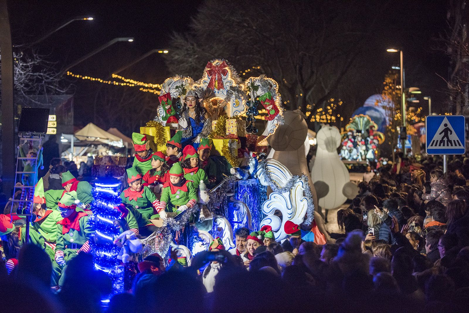 Cavalcada dels Reis d'Orient a Sant Cugat. FOTO: Bernat Millet.