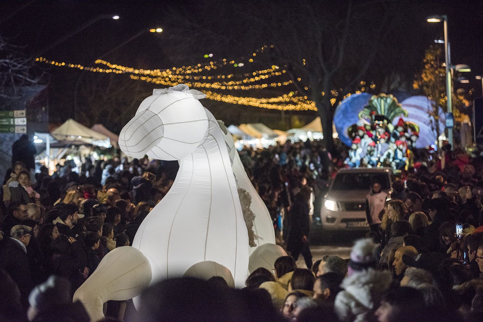 Cavalcada dels Reis d'Orient a Sant Cugat. FOTO: Bernat Millet.