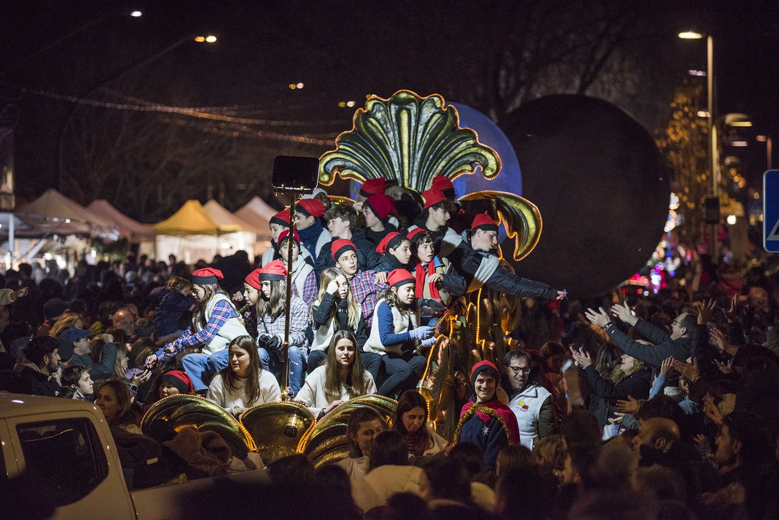 Cavalcada dels Reis d'Orient a Sant Cugat. FOTO: Bernat Millet.