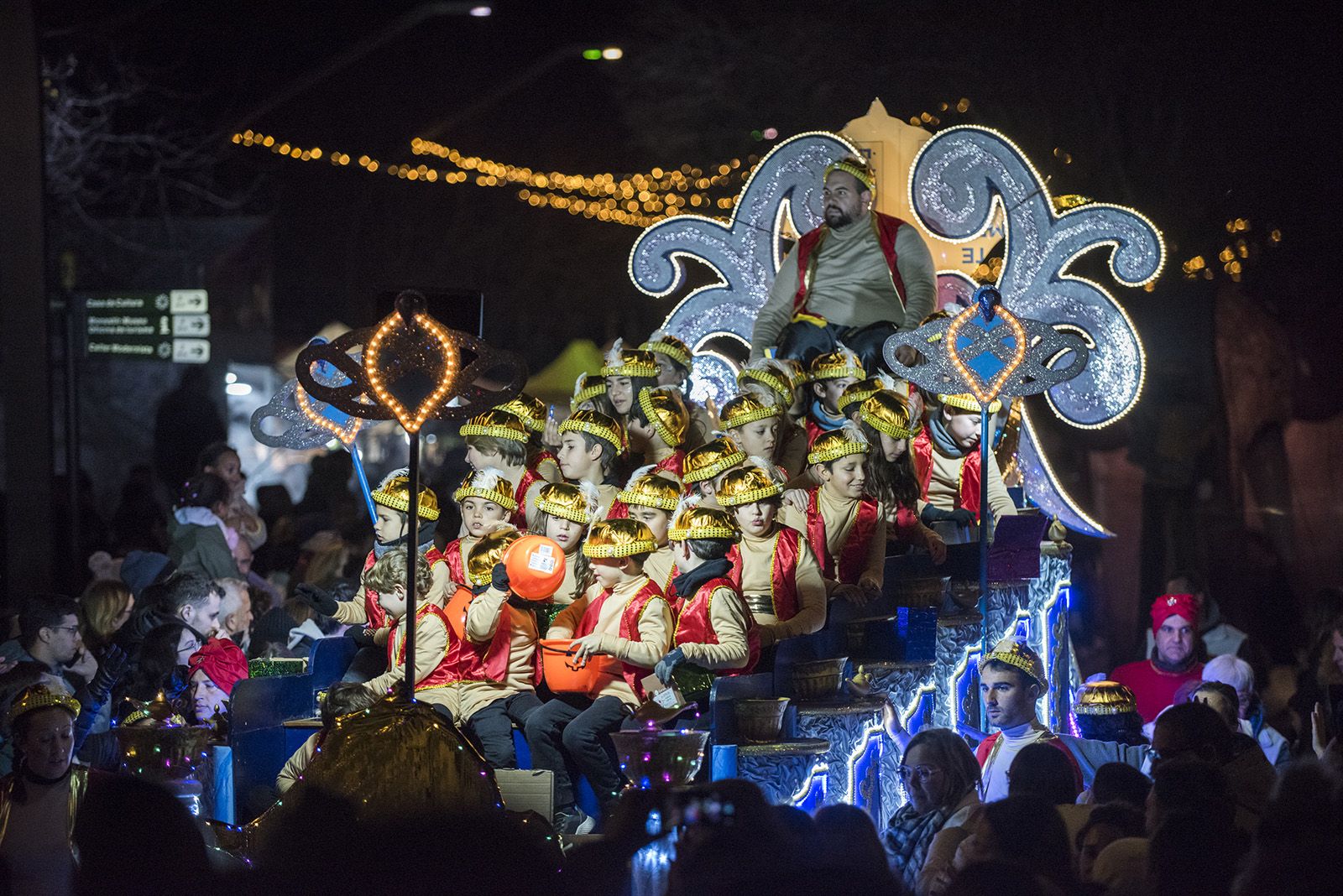 Cavalcada dels Reis d'Orient a Sant Cugat. FOTO: Bernat Millet.