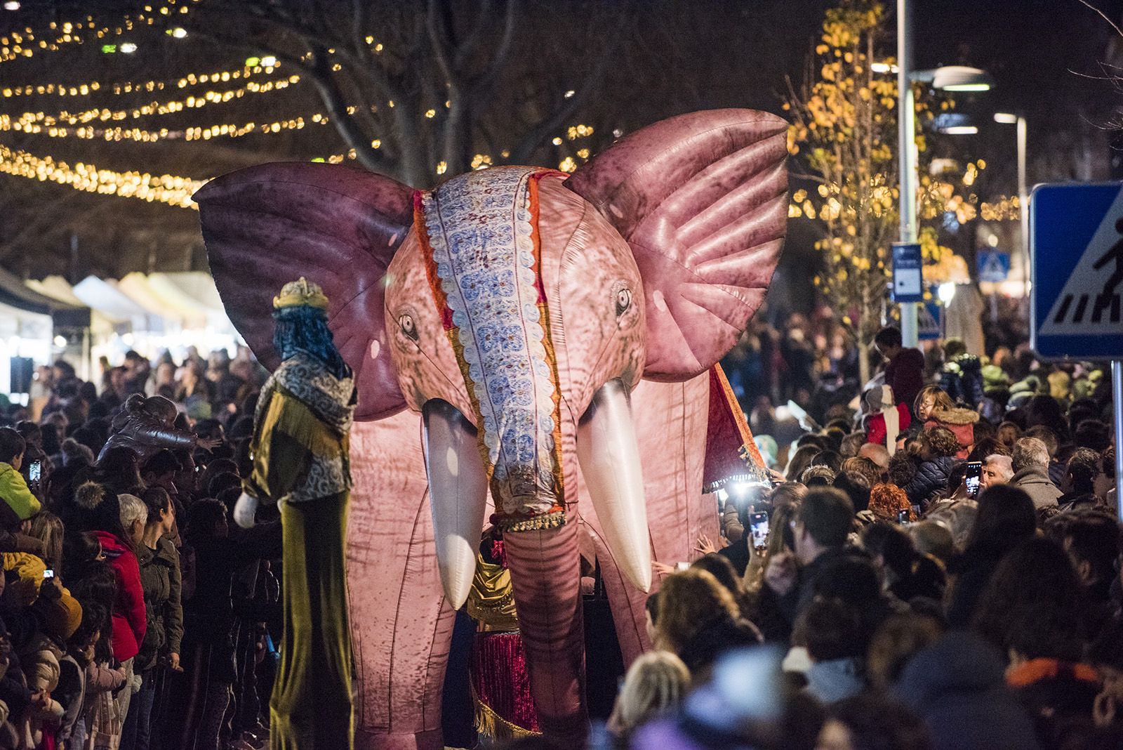 Cavalcada dels Reis d'Orient a Sant Cugat. FOTO: Bernat Millet.