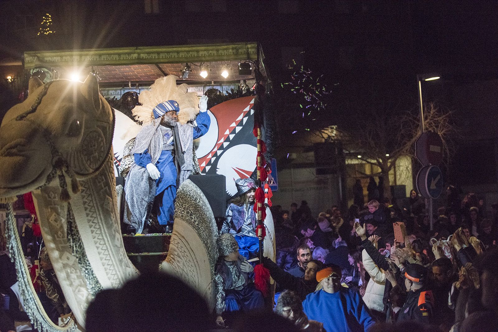 Cavalcada dels Reis d'Orient a Sant Cugat. FOTO: Bernat Millet.