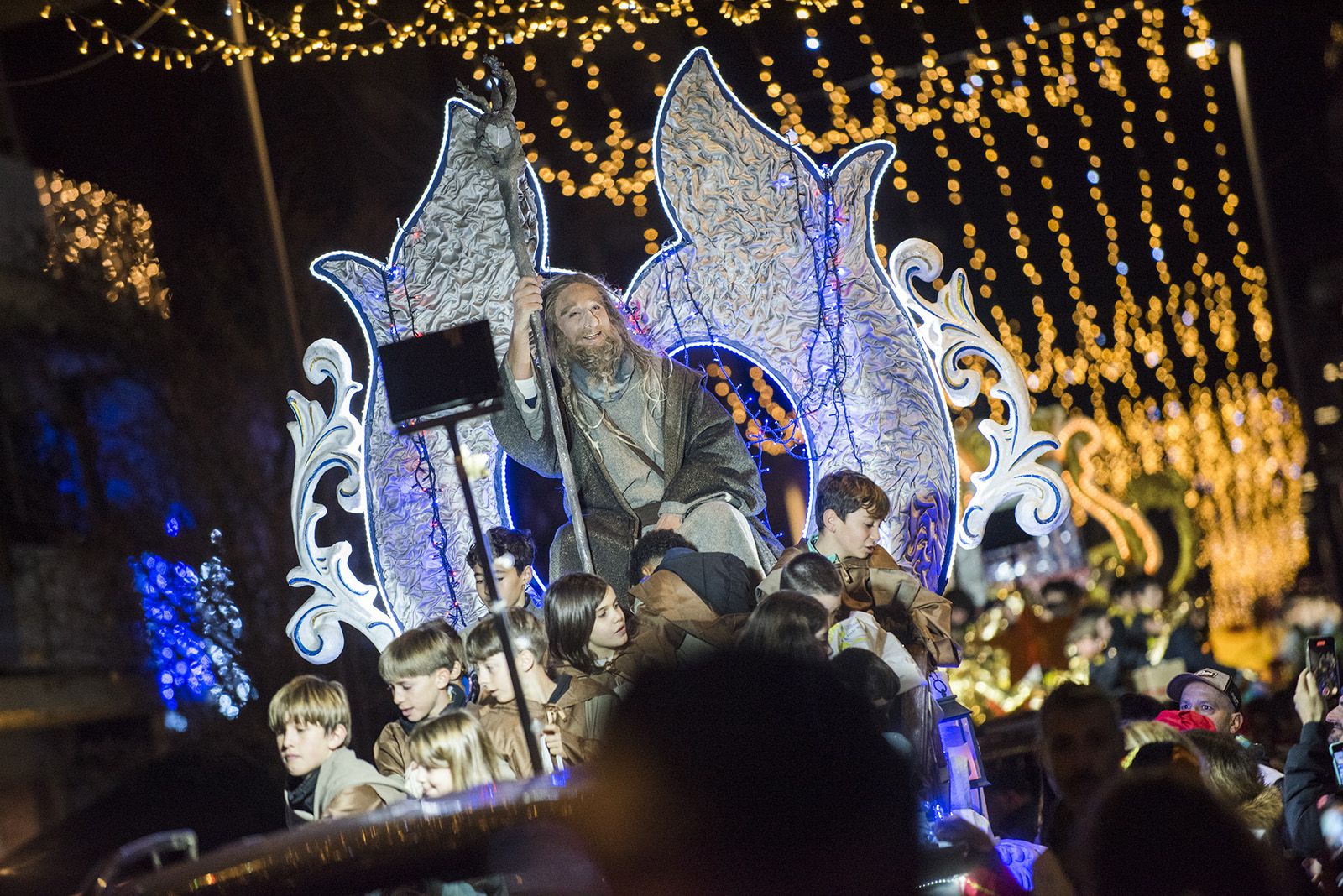 Cavalcada dels Reis d'Orient a Sant Cugat. FOTO: Bernat Millet.