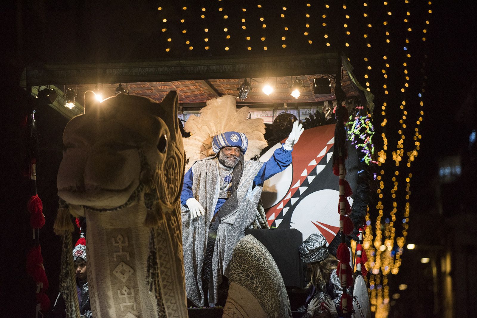 Cavalcada dels Reis d'Orient a Sant Cugat. FOTO: Bernat Millet.