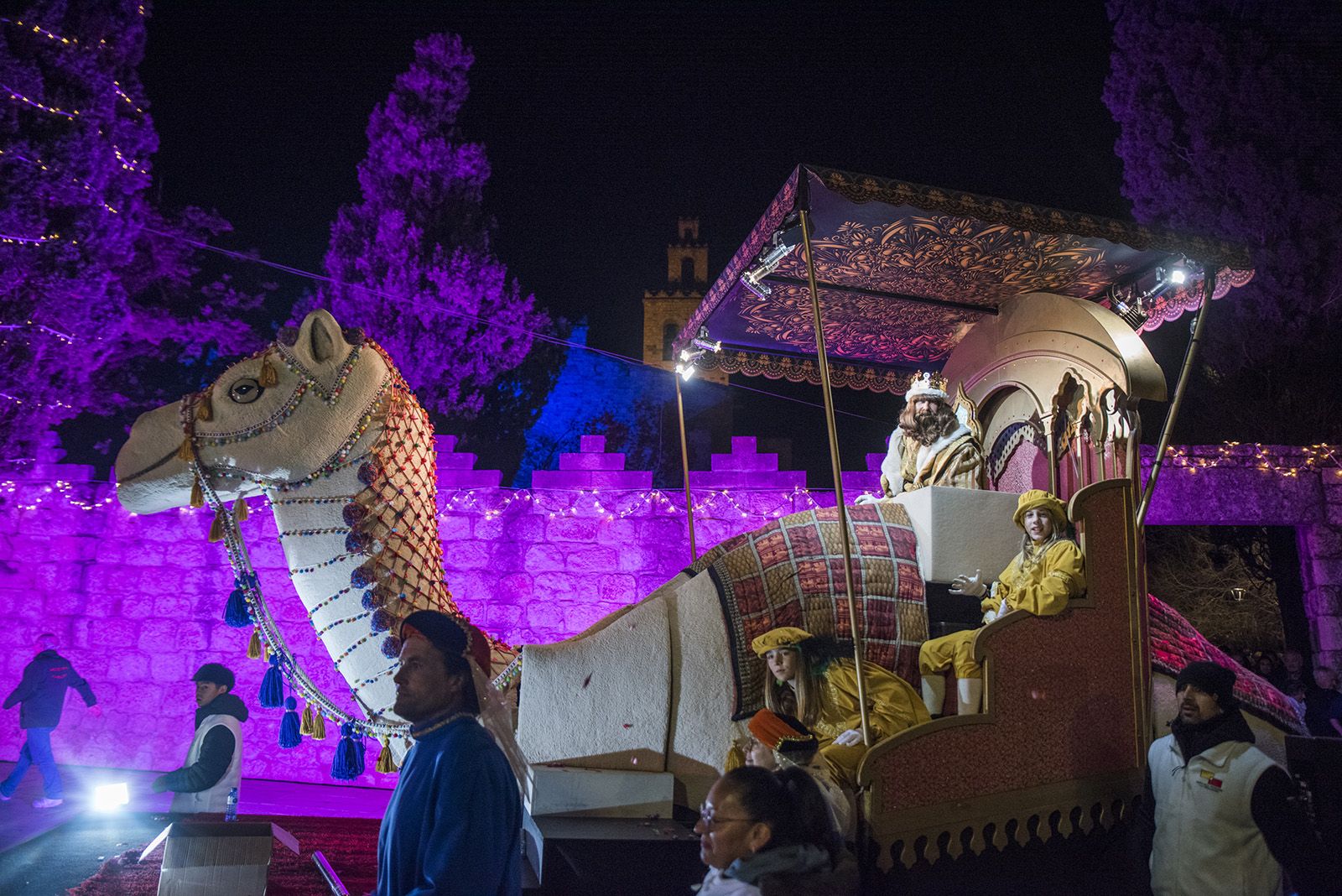 Cavalcada dels Reis d'Orient a Sant Cugat. FOTO: Bernat Millet.