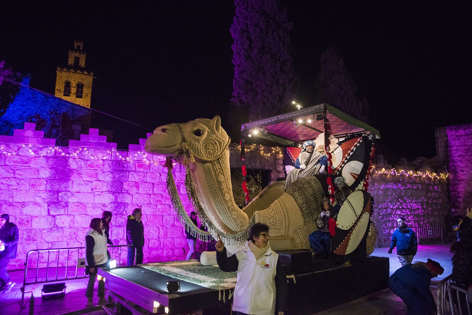 Cavalcada dels Reis d'Orient a Sant Cugat. FOTO: Bernat Millet.