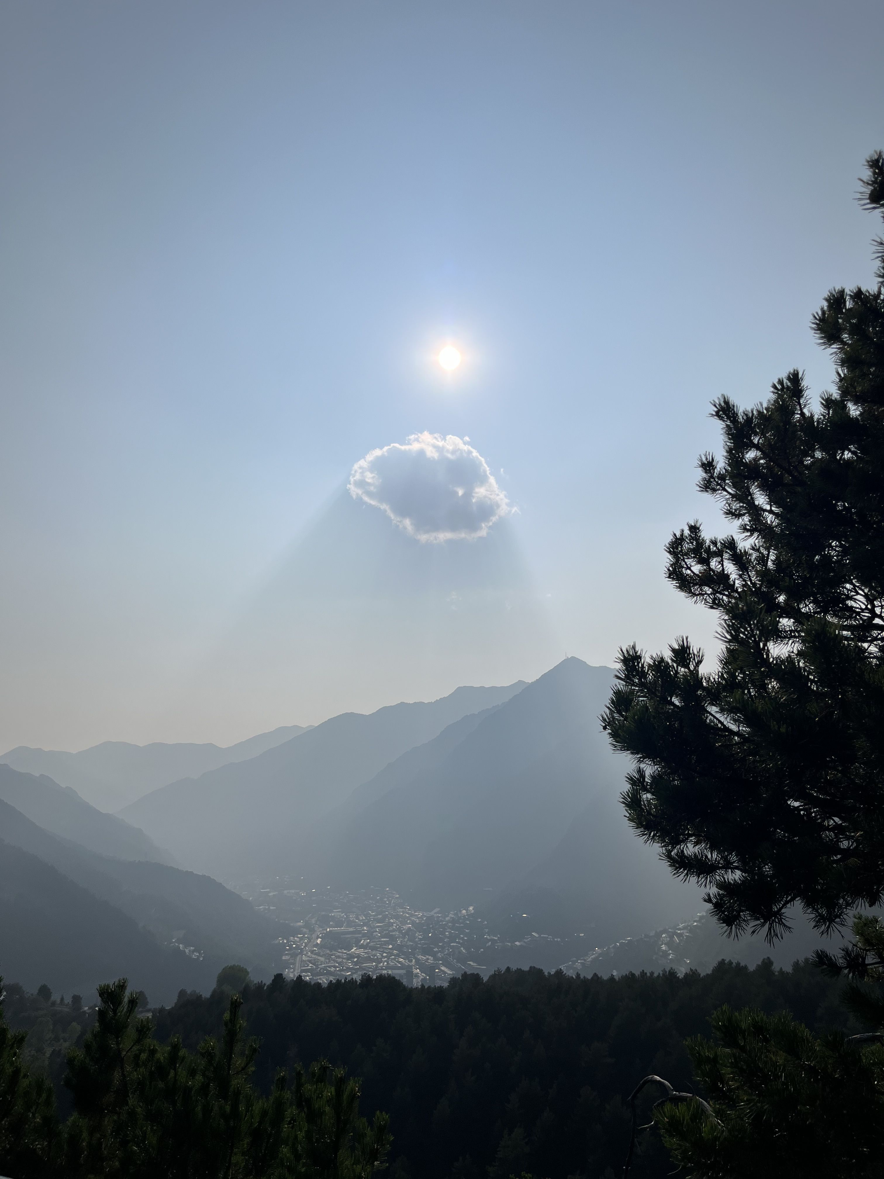 Luz y sombra · Mirador del circuit de les Fonts, Andorra FOTO: Genoveva Colella