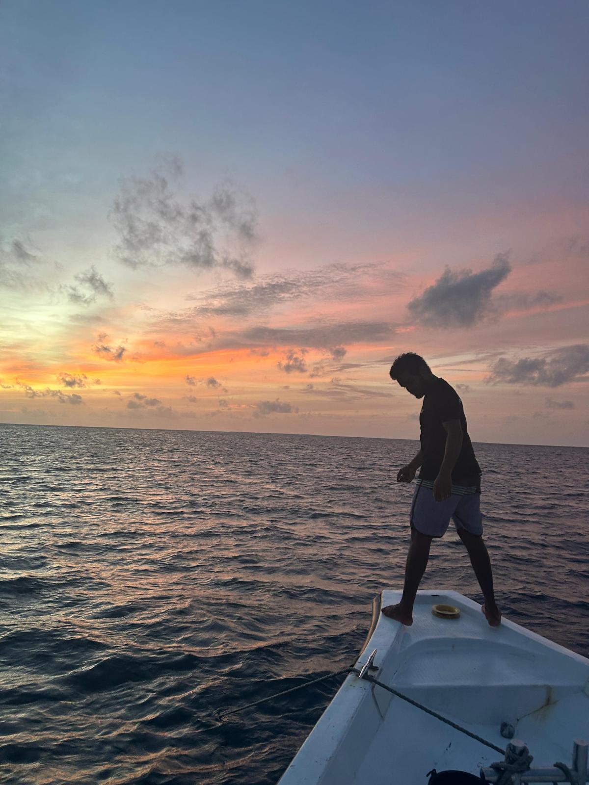 Pescador a Maldives · Maldives FOTO: Mercè Badia Mota